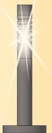 Viessmann Modern Bollard Lights 10mm (3) LED White VN6162