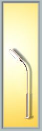 Viessmann Whip Street Light 54mm LED White VN6490