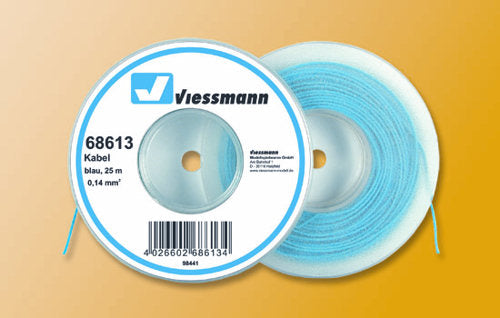 Viessmann Wire 0.14mm Blue (25m) VN68613