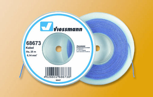 Viessmann Wire 0.14mm Violet (25m) VN68673