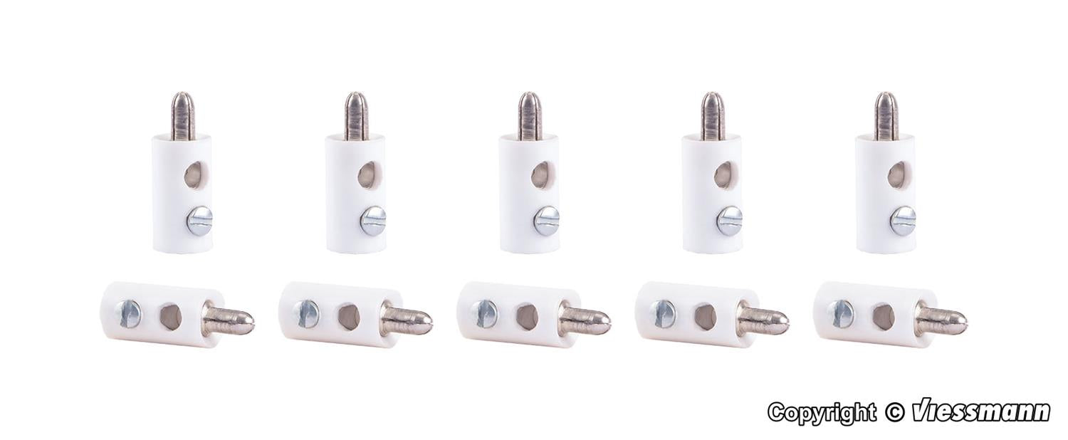 Viessmann Plugs White (10) VN6878