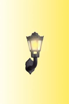 Viessmann Nostalgic Wall Lamp 11mm LED Yellow VN7178