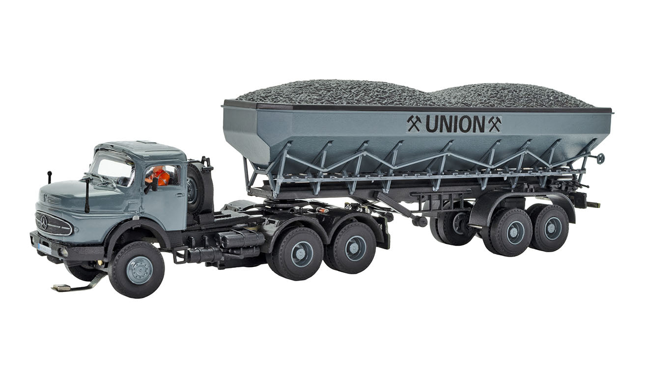 Viessmann CarMotion MB Tractor Unit & Union Coal Tipper Trailer VN8035