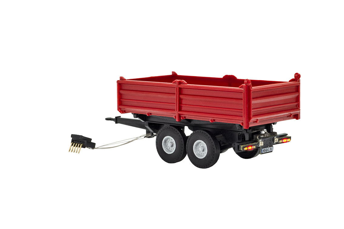 Viessmann CarMotion Tandem Tipper Trailer Red VN8214