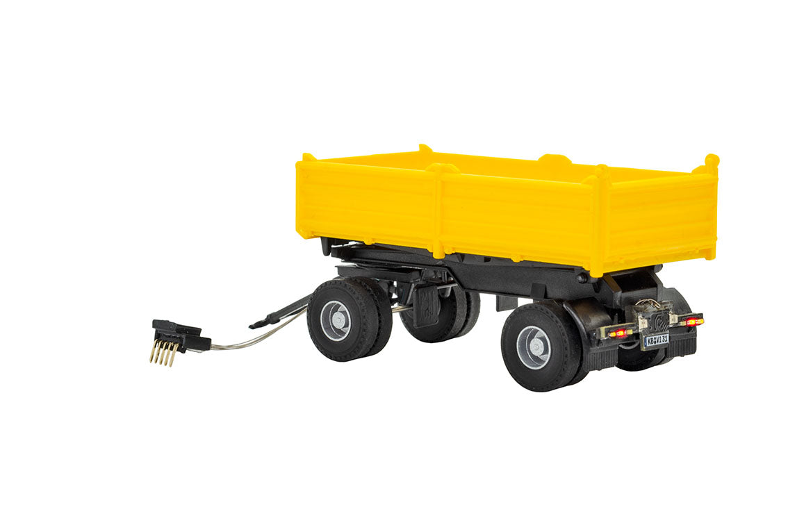 Viessmann CarMotion Tandem Tipper Trailer Yellow VN8215