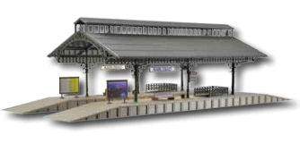 Vollmer Karlsbad Overall Station Roof with LED Lighting Kit VO43545