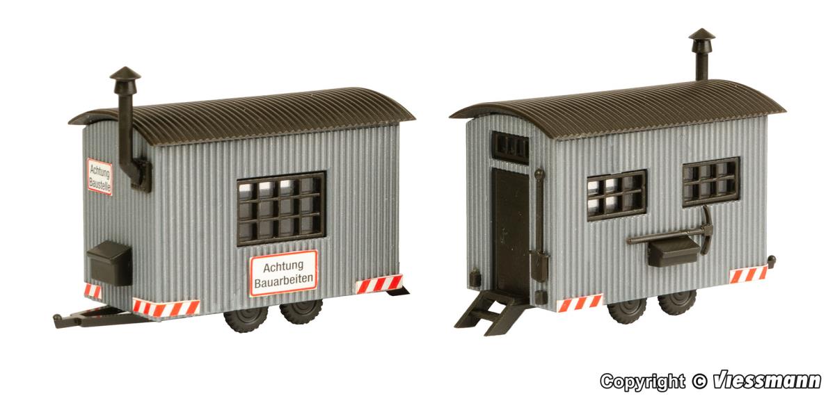 Vollmer Construction Trailers (2) Kit VO45722