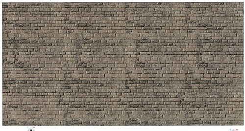 Vollmer Natural Cut Stone Cardboard Sheet 25x12.5cm (10) VO47368