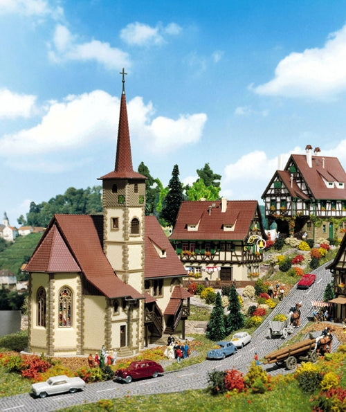 Vollmer Village Set (4) Kit VO47734