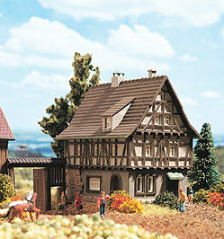 Vollmer Half Timbered House with Yard Gate Kit VO49530