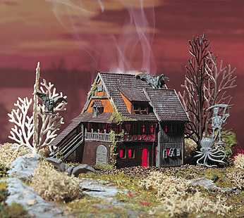 Vollmer Vampire Villa with Flickering Light Effect Kit VO49679