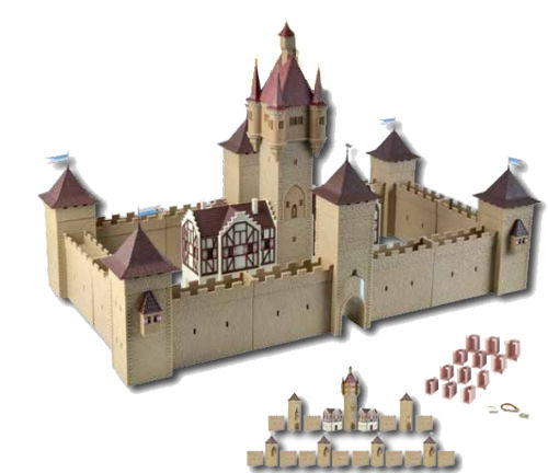 Vollmer Medieval Castle with LED Lighting Start and Save Kit VO49910