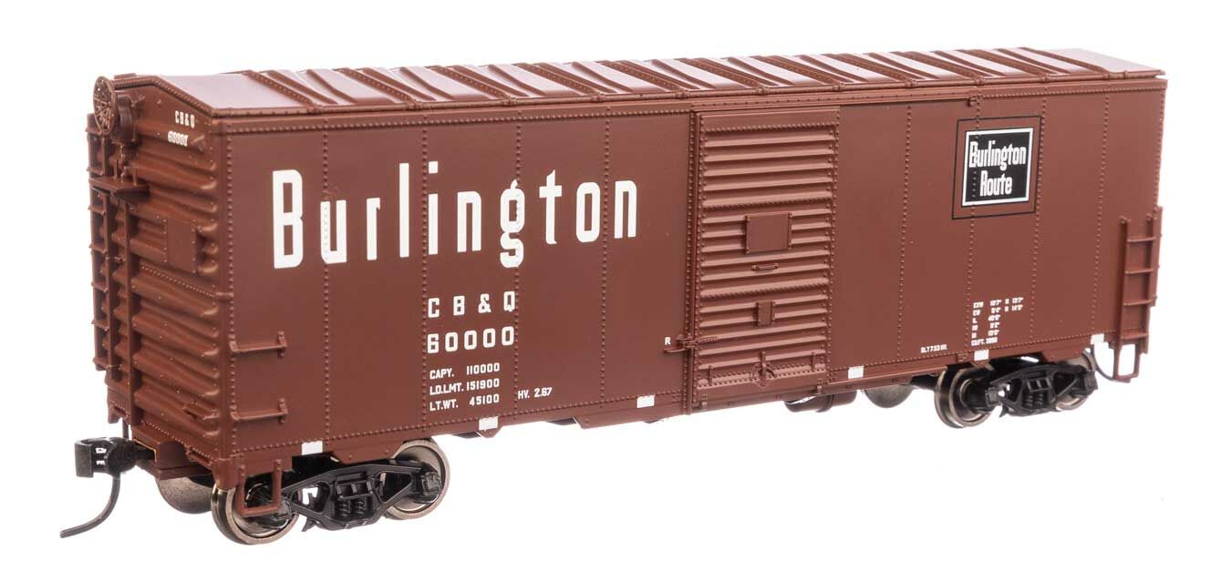 Walthers Mainline 40' AAR Modernised 1948 Boxcar CB&Q 60785 WH910-1206