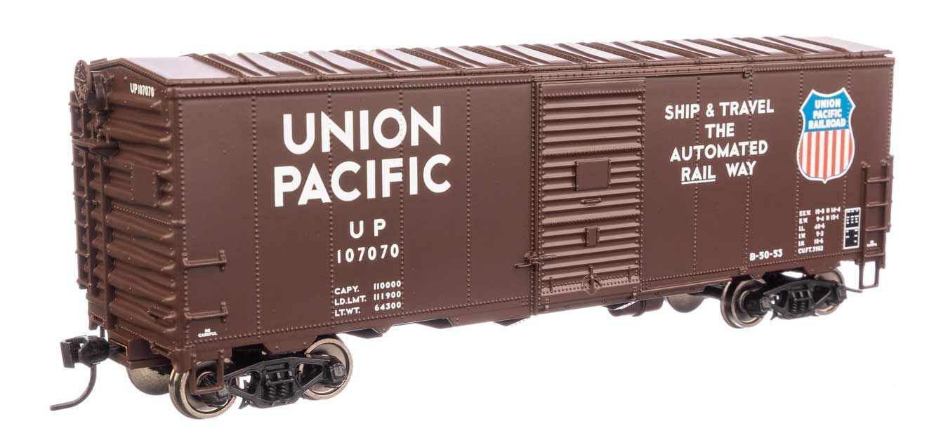 Walthers Mainline 40' AAR Modernised 1948 Boxcar Union Pacific 107070 WH910-1214