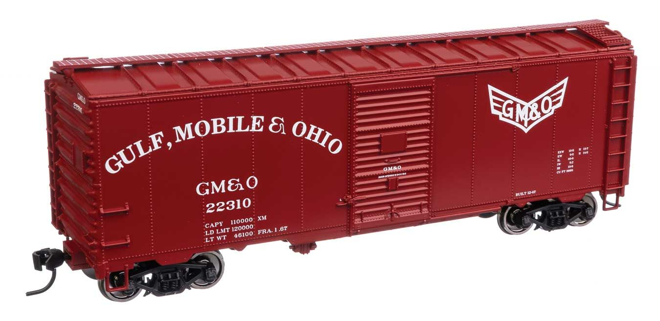 Walthers Mainline 40' AAR 1944 Boxcar Gulf Mobile & Ohio 22322 WH910-1359