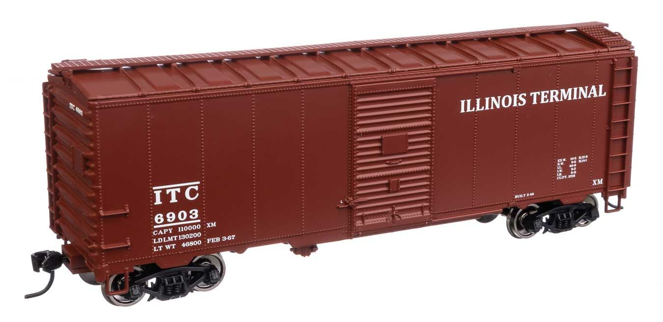 Walthers Mainline 40' AAR 1944 Boxcar Illinois Terminal 6909 WH910-1363