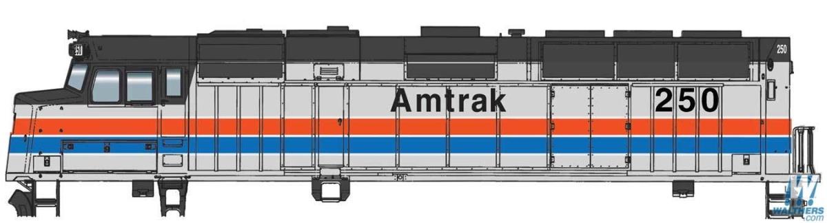 Walthers Mainline EMD F40PH Locomotive Amtrak PhII 250 (DCC-Sound) WH910-19463