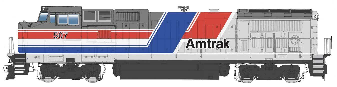 Walthers Mainline GE P32-8BWH Amtrak PhIII 555 (DCC-Sound) WH910-19562