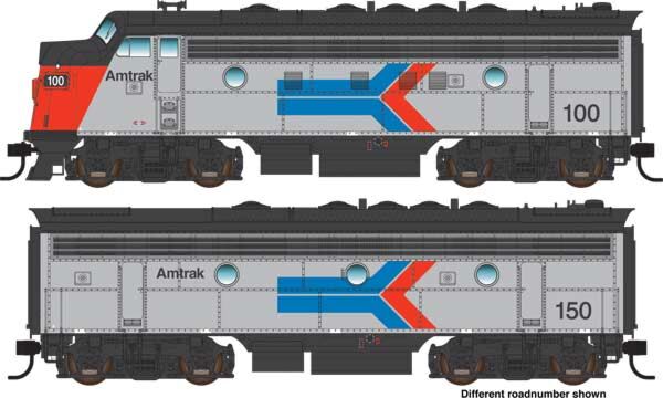 Walthers Mainline EMD F7 Diesel A-B Set Amtrak 151 (DCC-Sound) WH910-19957