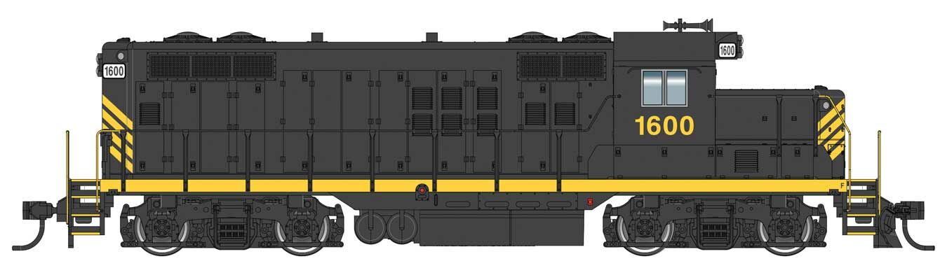 Walthers Mainline EMD GP9 PhII w/Chopped Nose Leased Unit 1607 (DCC-Sound) WH910-20443