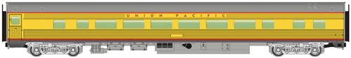 Walthers Mainline 85' Budd Passenger Car Large Window UP WH910-30008