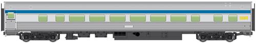 Walthers Mainline 85' Budd Passenger Car Large Window VIA WH910-30009