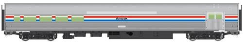 Walthers Mainline 85' Budd Passenger Car Baggage-Lounge Amtrak PhIII WH910-30051