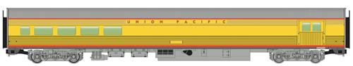 Walthers Mainline 85' Budd Passenger Car Baggage-Lounge UP WH910-30058