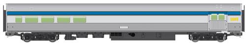 Walthers Mainline 85' Budd Passenger Car Baggage-Lounge VIA WH910-30059