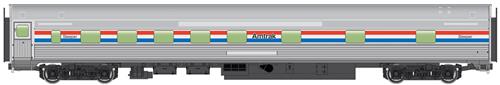 Walthers Mainline 85' Budd Passenger Car 10-6 Sleeper Amtrak PhIII WH910-30101