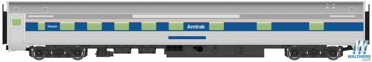 Walthers Mainline 85' Budd Passenger Car 10-6 Sleeper Amtrak PhIV WH910-30112