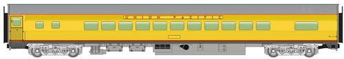 Walthers Mainline 85' Budd Small Window Coach UP WH910-30204