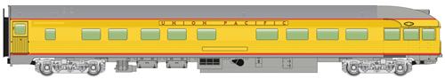 Walthers Mainline 85' Budd Observation Coach UP WH910-30358