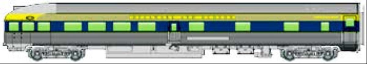 Walthers Mainline 85' Budd Passenger Observation Car Delaware & Hudson WH910-30363