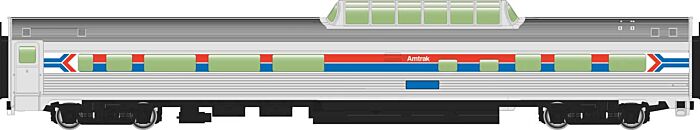 Walthers Mainline 85' Budd Passenger Car Dome Amtrak PhI WH910-30408