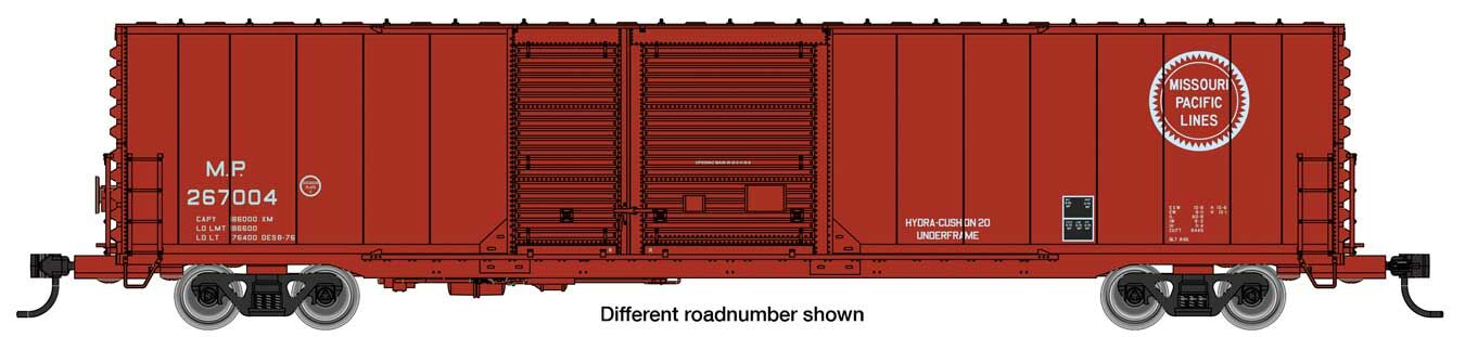 Walthers Mainline 60' PS Auto Parts Boxcar Missouri Pacific 267004 WH910-3231