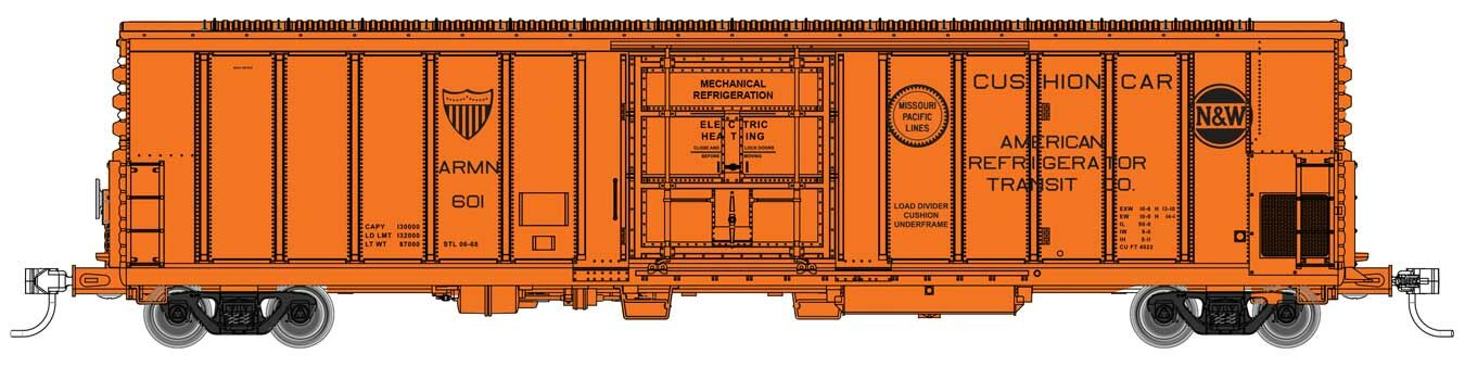 Walthers Mainline 57' AAR Mechanical Refrigerator Car ARMN 653 WH910-3972