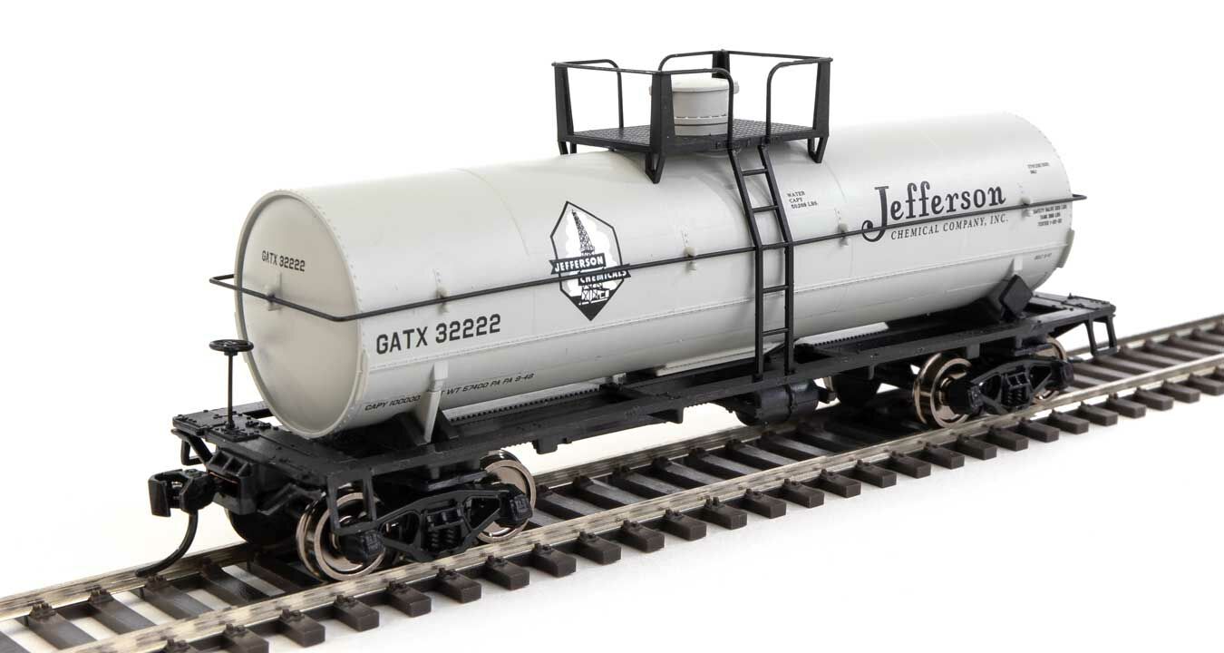 Walthers Mainline 36' Chemical Tank Car Jefferson Chemical GATX 32222 WH910-48010