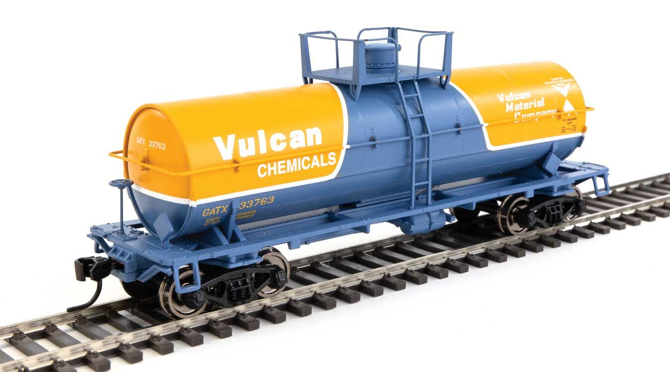 Walthers Mainline 36' Chemical Tank Car Vulcan Chemical GATX 33763 WH910-48019