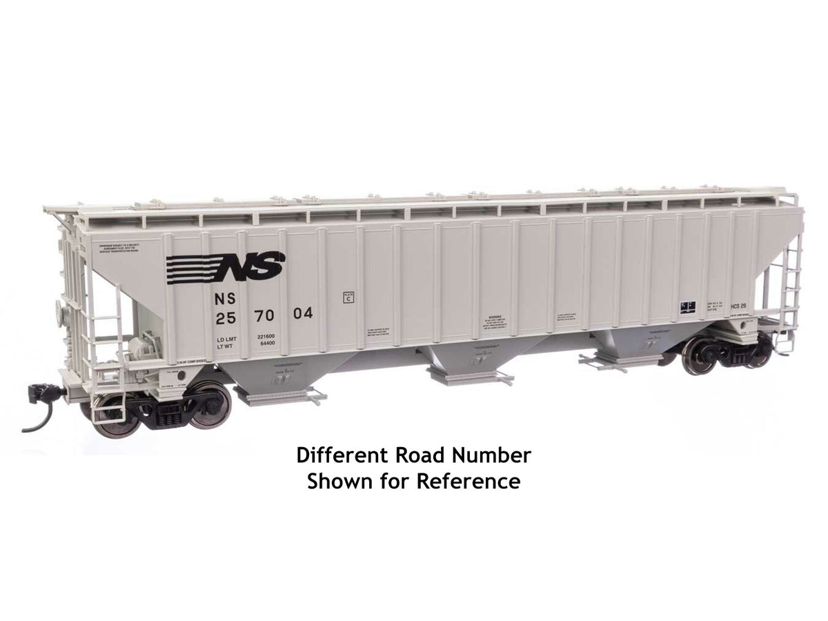 Walthers Mainline 57&#39; Trinity 4750 3 Bay Hopper Norfolk Southern 257014 WH910-49046