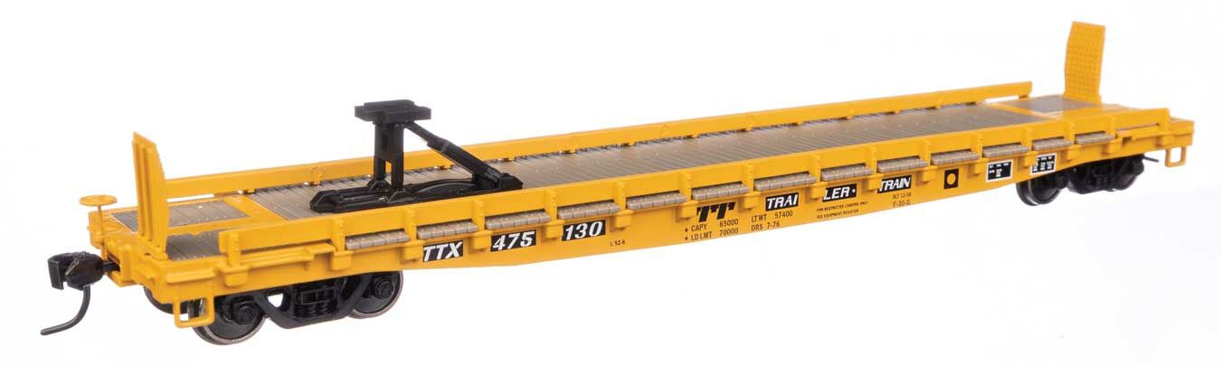 Walthers Mainline 53' GSC Piggyback Service Flatcar Trailer-Train 475130 WH910-50516