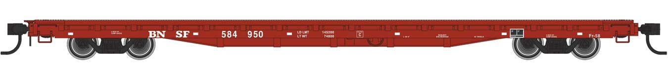 Walthers Mainline 60' PS Flatcar BNSF 584950 WH910-5391