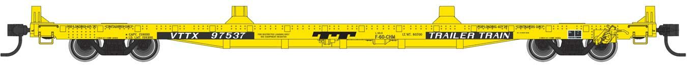 Walthers Mainline 60' PS Flatcar Trailer-Train VTTX 97537 WH910-5415