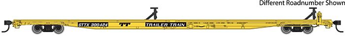 Walthers Mainline 85' General American G85 Flatcar Trailer-Train 300553 WH910-5521