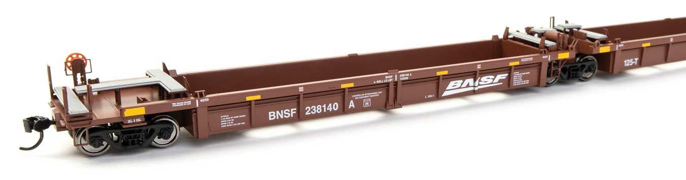 Walthers Mainline Thrall Rebuilt 40' Well Car Set (5) BNSF 238223 A-E WH910-55663