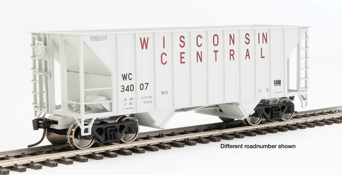 Walthers Mainline 34' 100t 2 Bay Hopper Wisconsin Central 34007 WH910-56632
