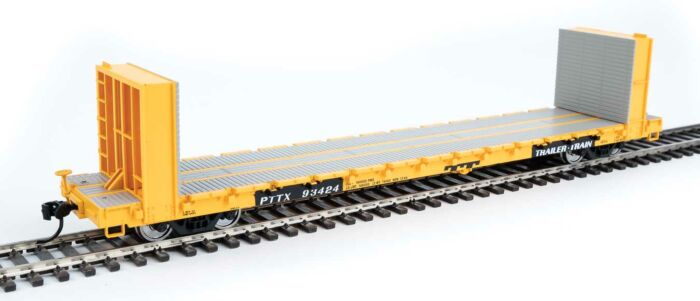 Walthers Mainline 60' PS Bulkhead Flatcar TTX-PTTX 93424 WH910-5877