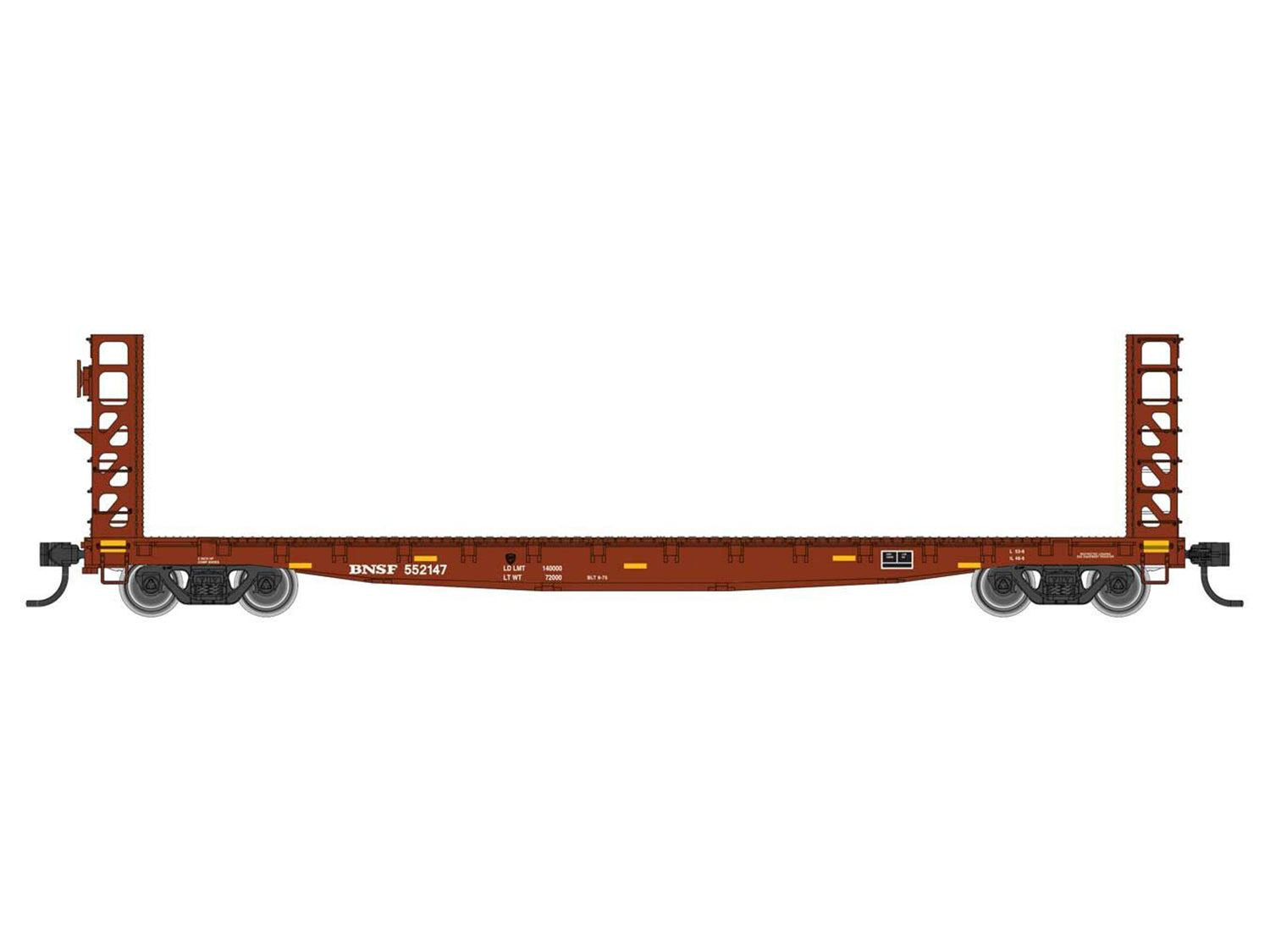 Walthers Mainline 53' GSC Bulkhead Flatcar BNSF 552047 WH910-5922