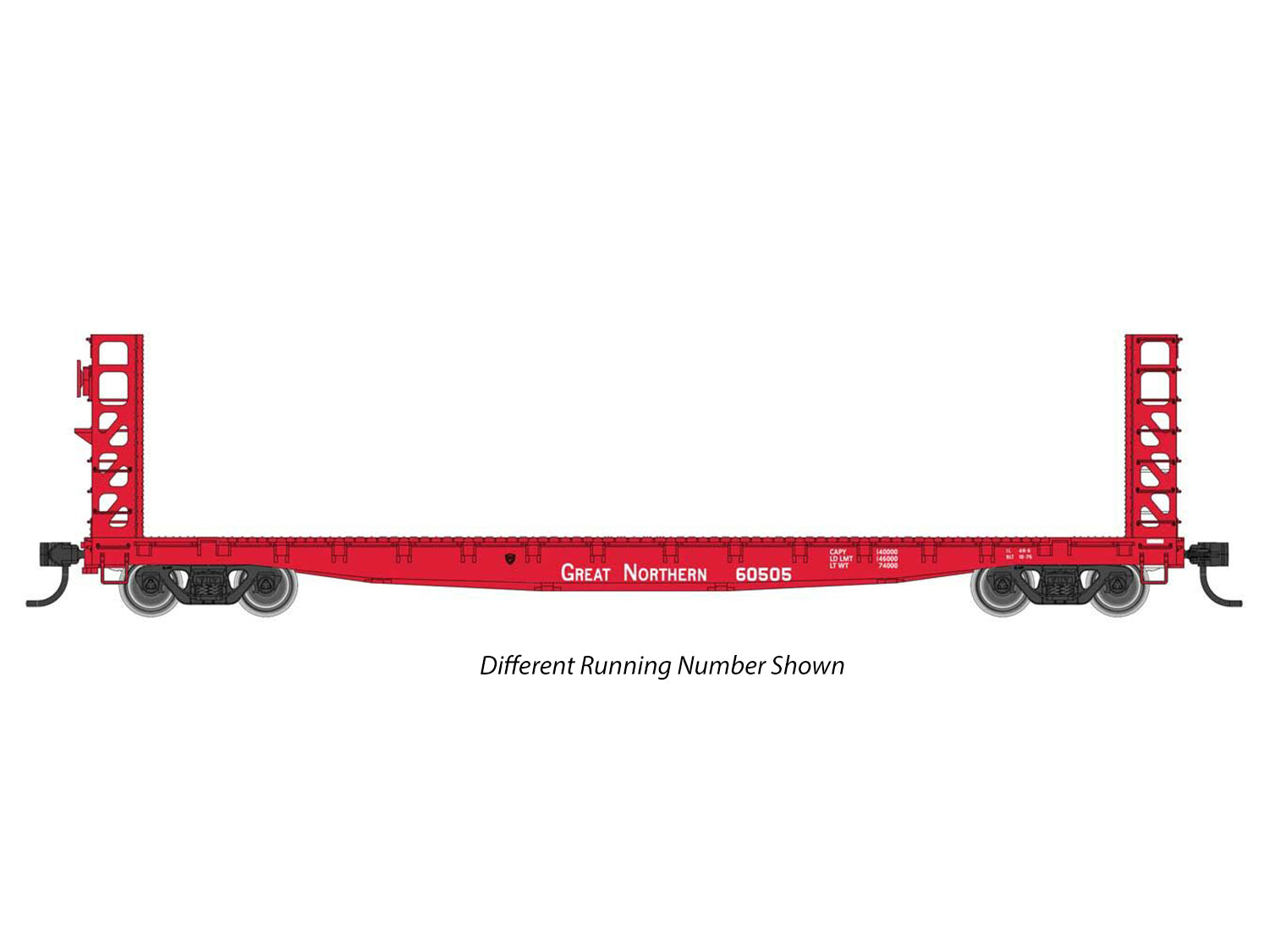 Walthers Mainline 53' GSC Bulkhead Flatcar Great Northern 60564 WH910-5930