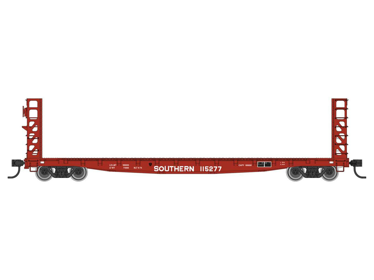 Walthers Mainline 53' GSC Bulkhead Flatcar Southern Railway 115277 WH910-5937